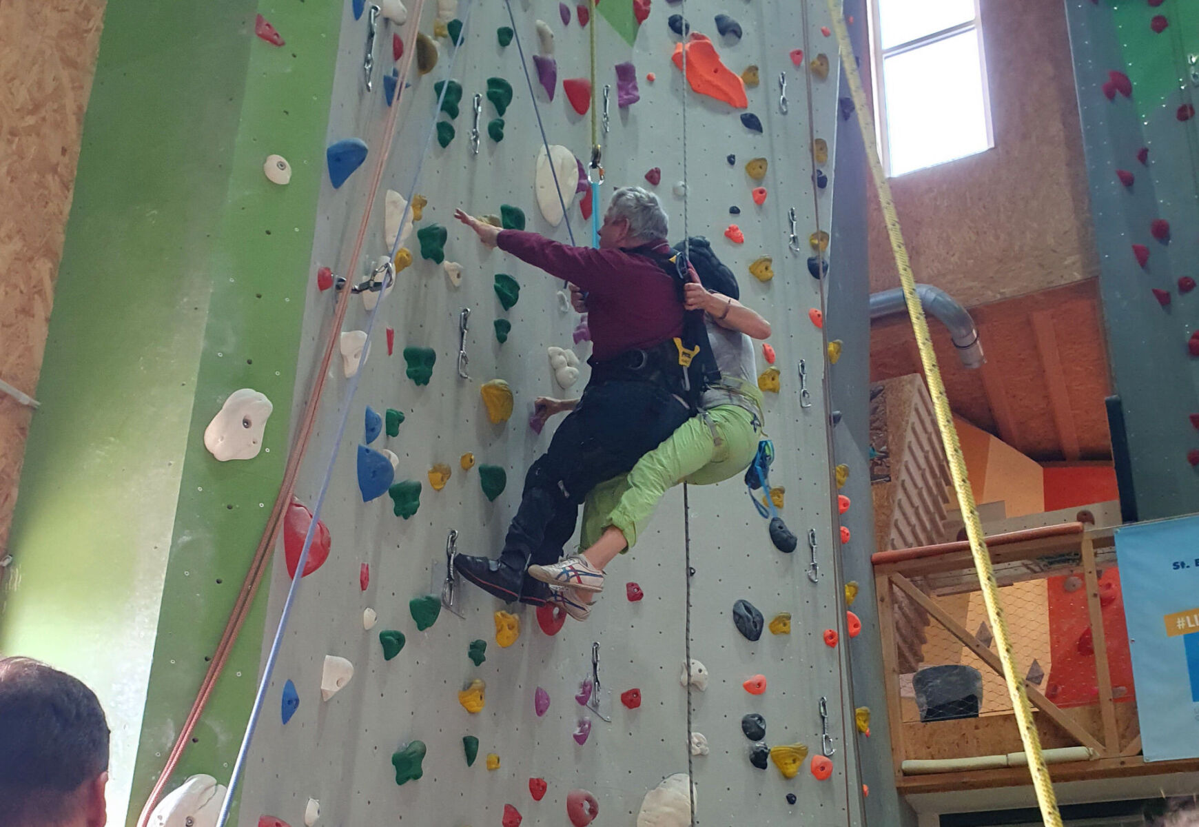 Schnupperklettern für Menschen mit Behinderung