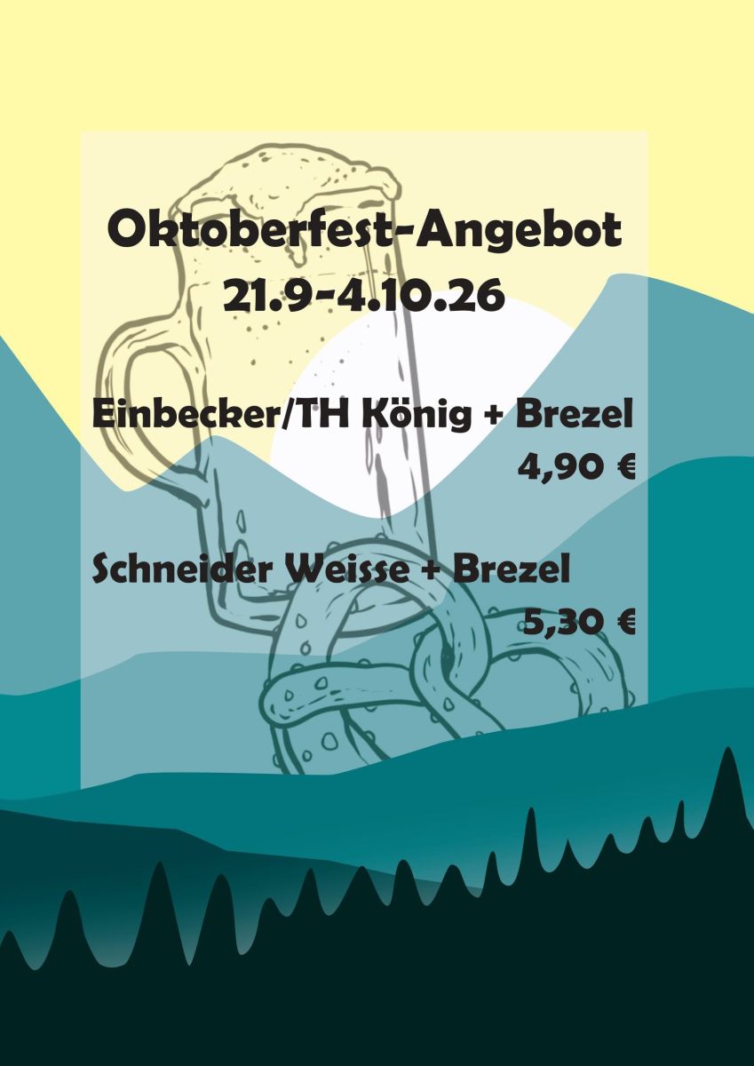 Oktoberfest-Angebot vom 21.09.-04.10.2026